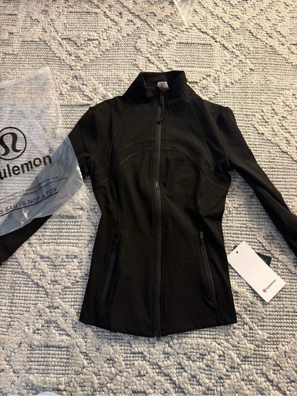 lululemon athletica define jacket Women's Black Fitted Full-Zip Jacket